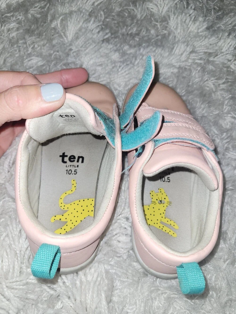 Ten Little Girls' Pink and Rose Gold Casual Shoes - Velcro & Mary Jane Styles